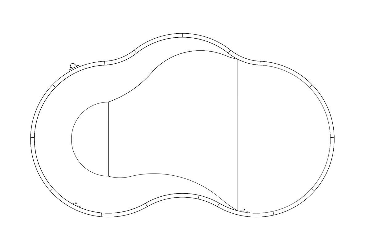 Gemini pool shape drawing